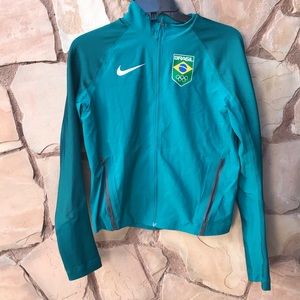 Nike Flex Dri Fit Rio Olympics Team Brazil Jacket